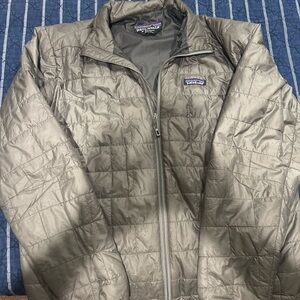 Patagonia Men's Gray Quilted Nano Puff Jacket